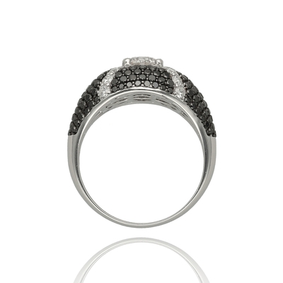 Fehér arany gyűrű 55-ös méret (B20054_3I)